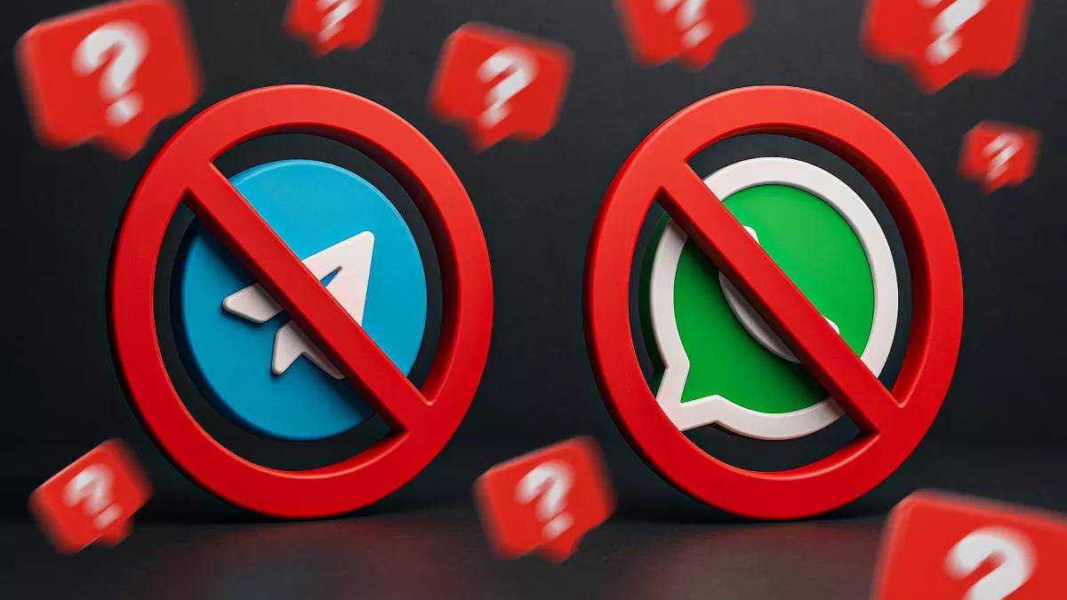 امنیت واتساپ و تلگرام