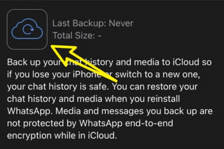 بازگردانی پیام های حذف شده واتساپ از طریق iCloud آیفون