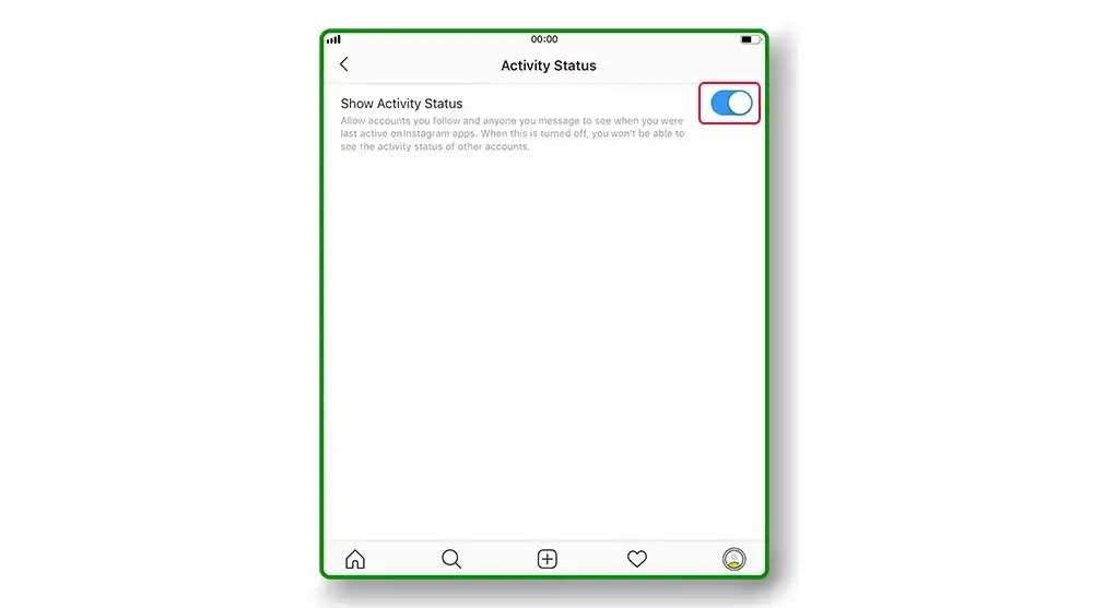 مخفی کردن آنلاین بودن در اینستاگرام