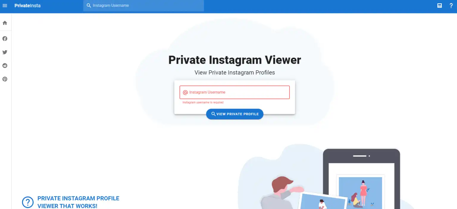 دیدن اکانت پرایوت private اینستاگرام دیگران با private instagram viewer