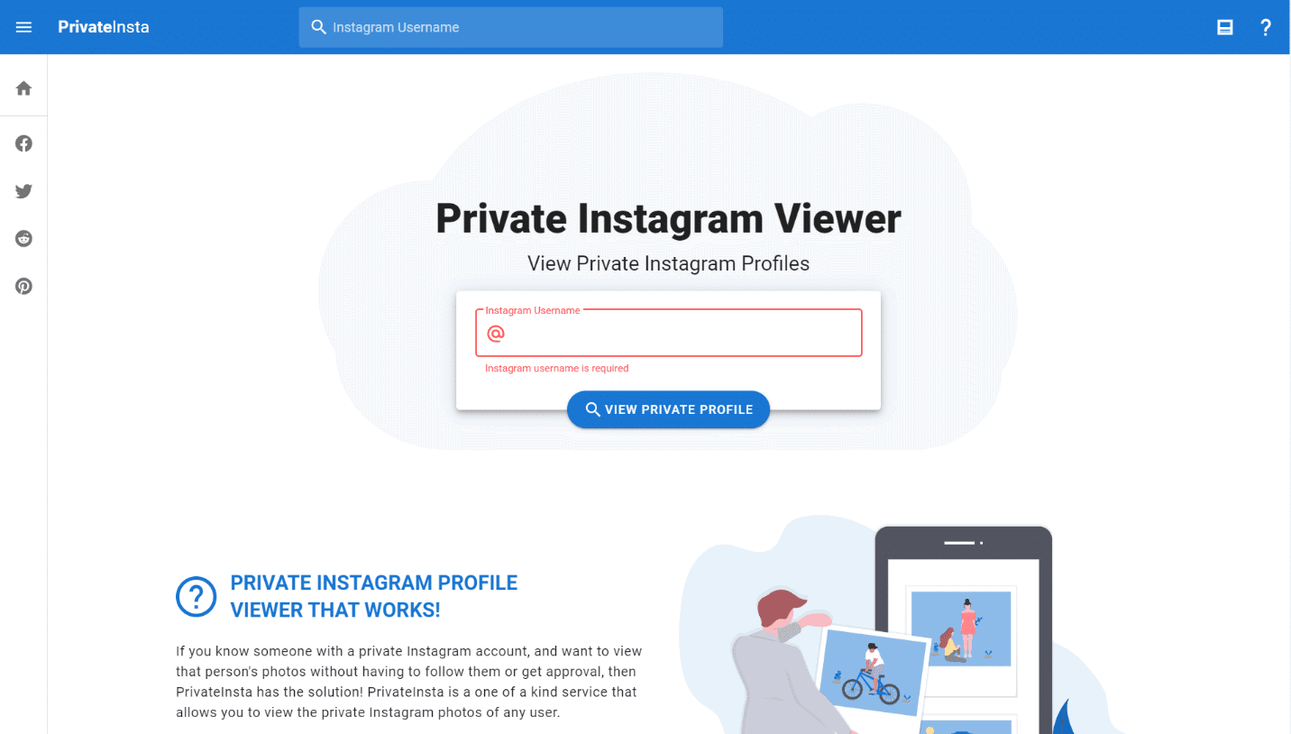 دیدن اکانت پرایوت private اینستاگرام دیگران با private instagram viewer