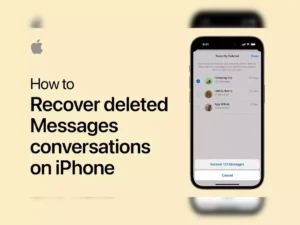 بازیابی پیام های پاک شده تلگرام در ایفون
