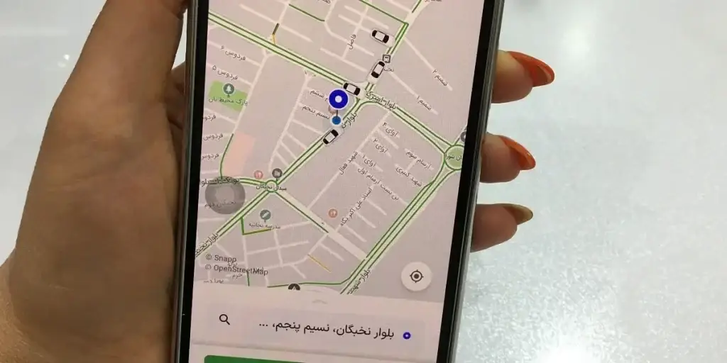 ثبت مکان در نقشه اسنپ